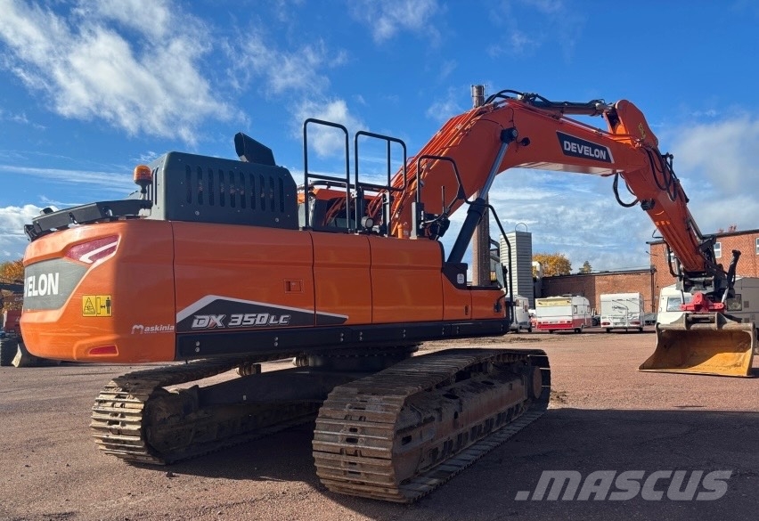 Develon DX 350 LC-7 K / Huippu varusteet, Stage V, Tulossa Telakaivukoneet