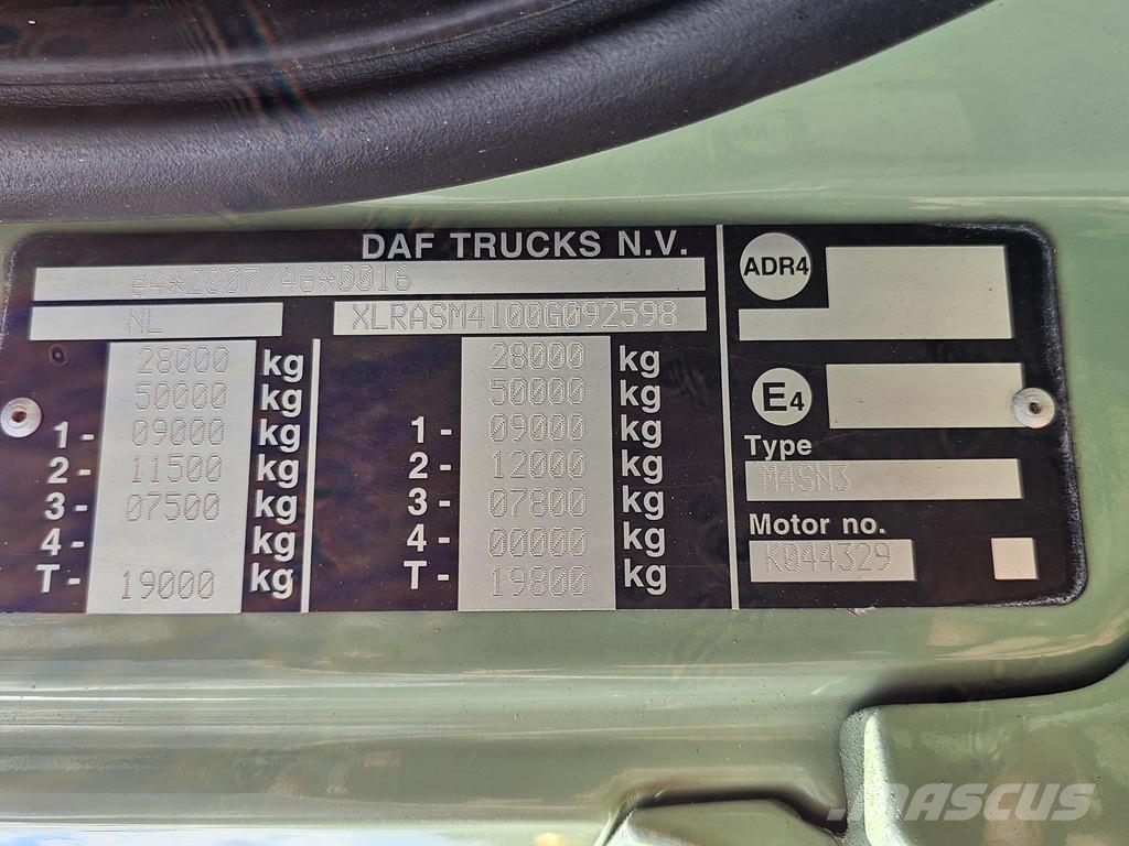 DAF CF 440 6x2 / HIAB 42 tm CRANE / KRAN شاحنات الرافعات