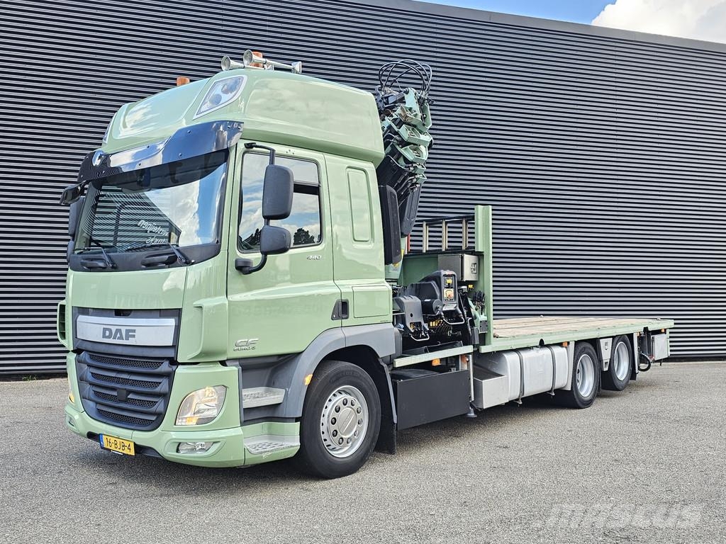 DAF CF 440 6x2 / HIAB 42 tm CRANE / KRAN شاحنات الرافعات