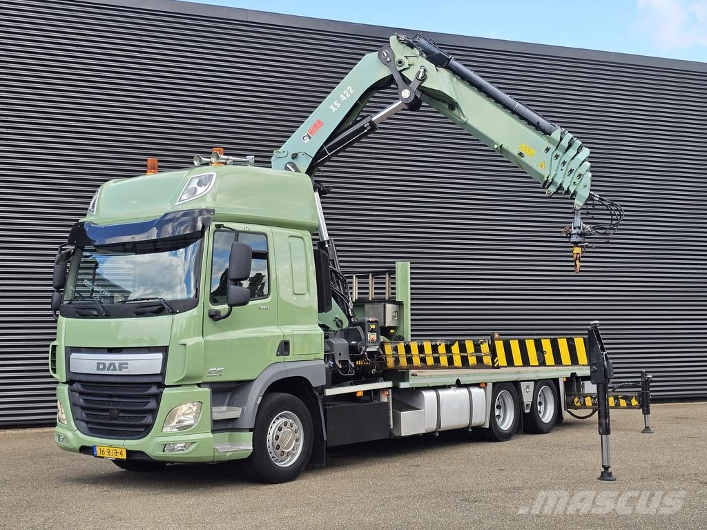 DAF CF 440 6x2 / HIAB 42 tm CRANE / KRAN شاحنات الرافعات