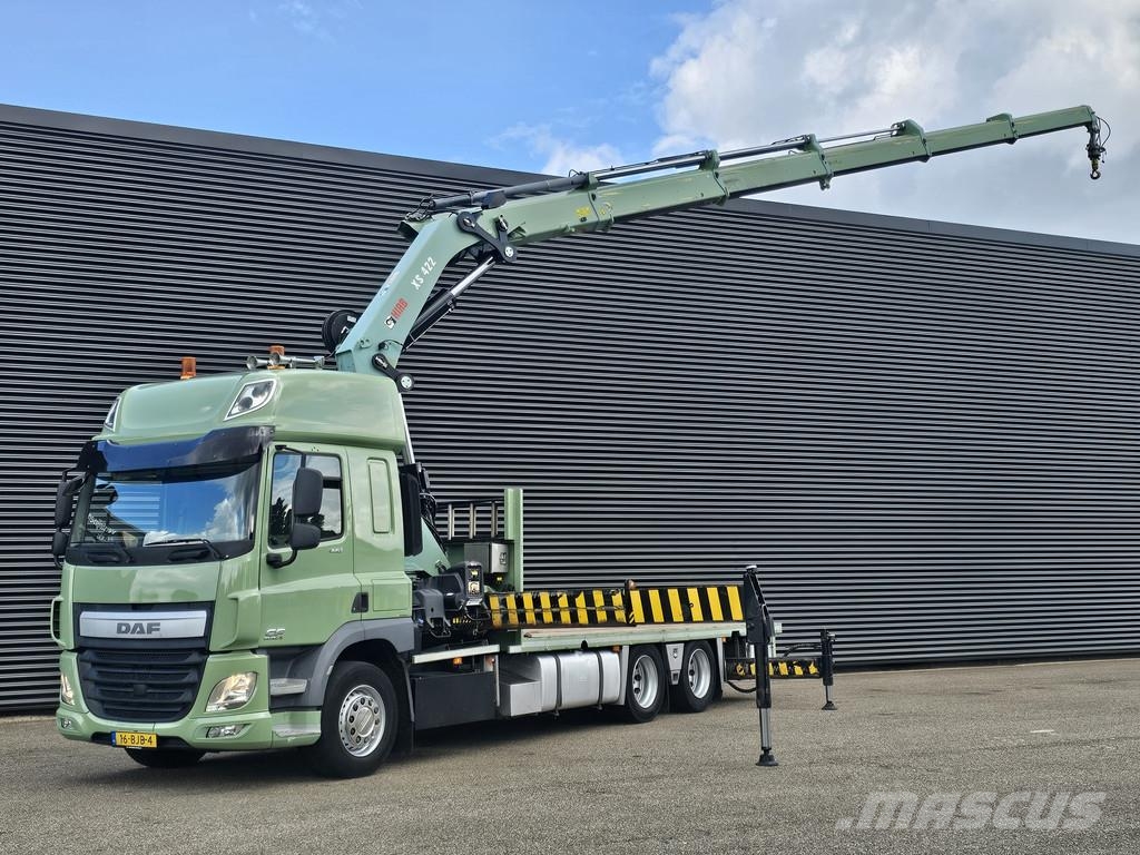 DAF CF 440 6x2 / HIAB 42 tm CRANE / KRAN شاحنات الرافعات