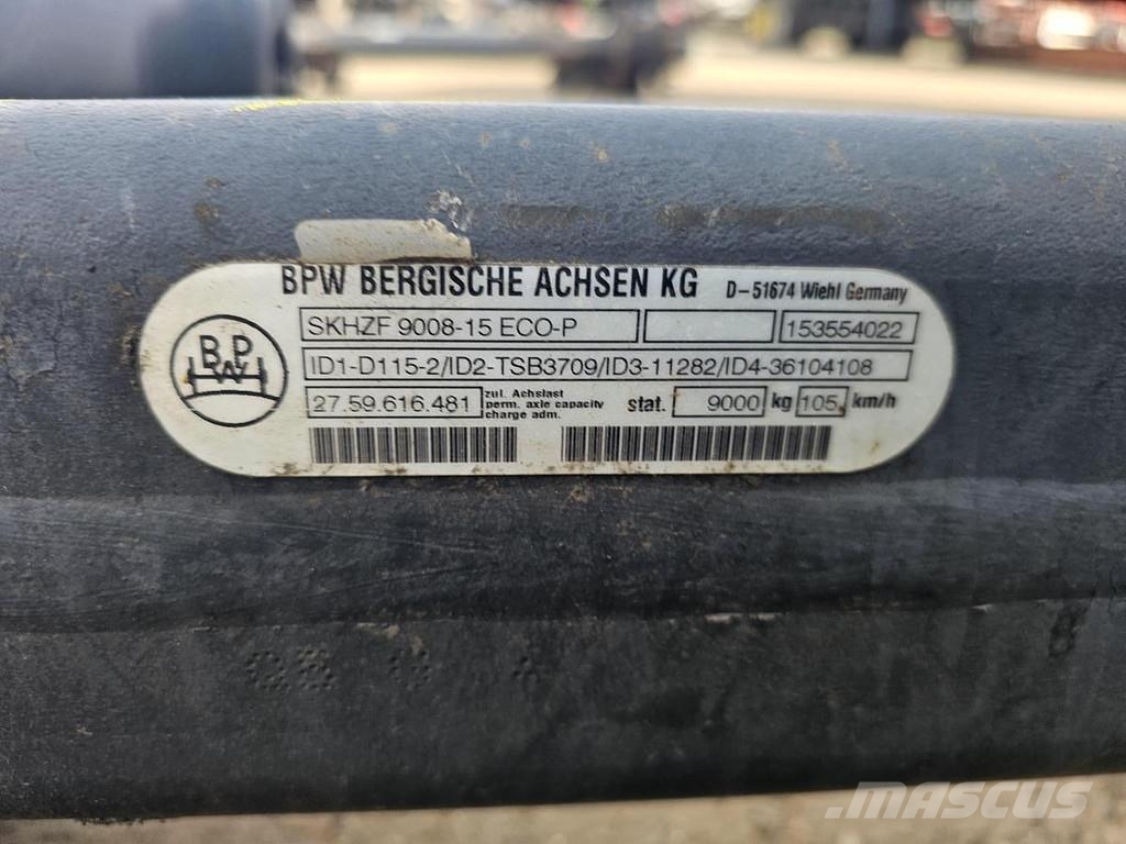 BPW SKHZF 9008-15 ECO P MEGA AXLE DISC Ejes