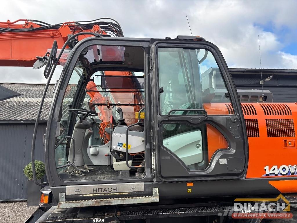 Hitachi ZX140W-6 SMP tiltrotator with grapple - air condit Escavadeiras especiais