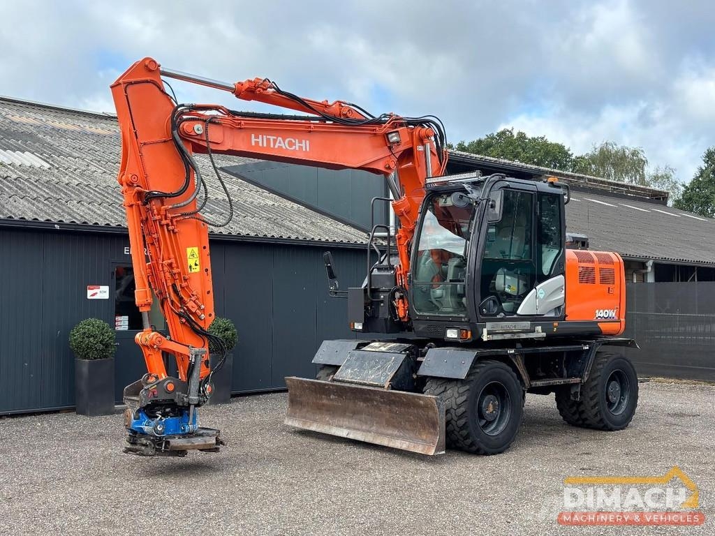 Hitachi ZX140W-6 SMP tiltrotator with grapple - air condit Escavadeiras especiais