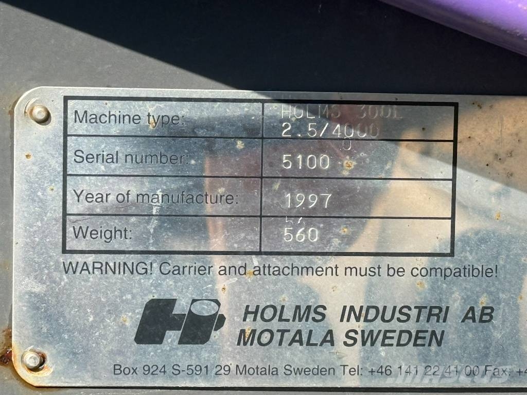 Holms Hydraulische veegborstel Borstels
