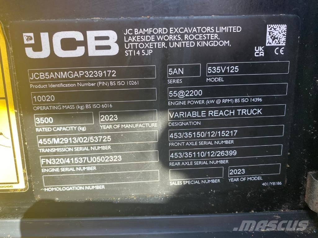 JCB 535-125 Teleskoplader