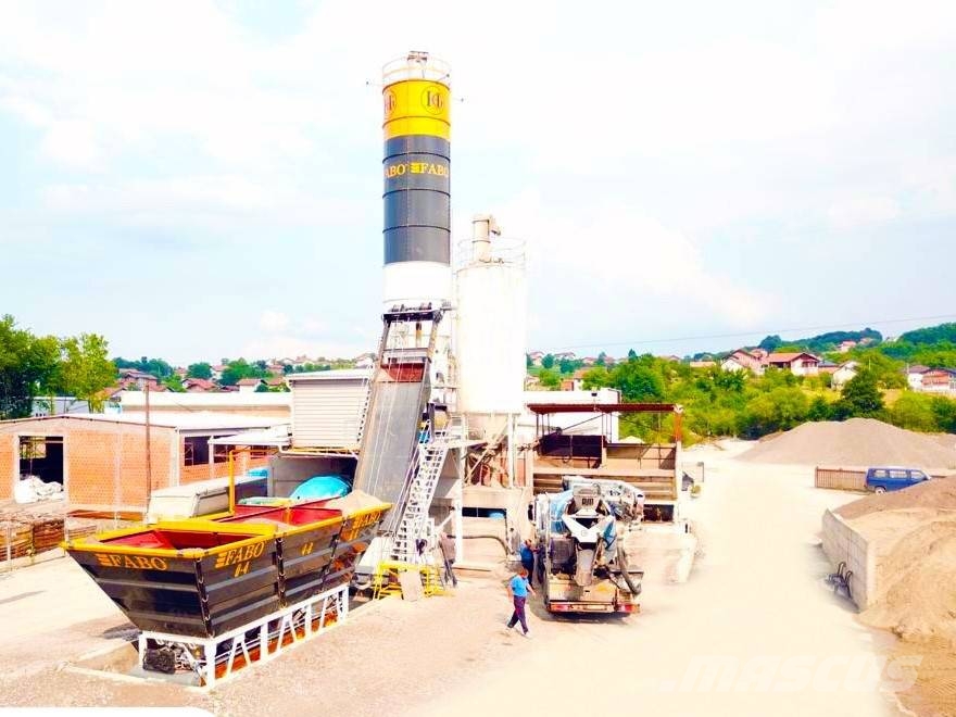 Fabo CENTRALE À BÉTON COMPACTE À GODET 60 M3/H Cementtillverknings fabriker