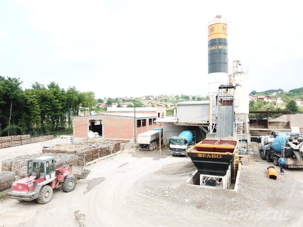 Fabo CENTRALE À BÉTON COMPACTE À GODET 60 M3/H Cementtillverknings fabriker