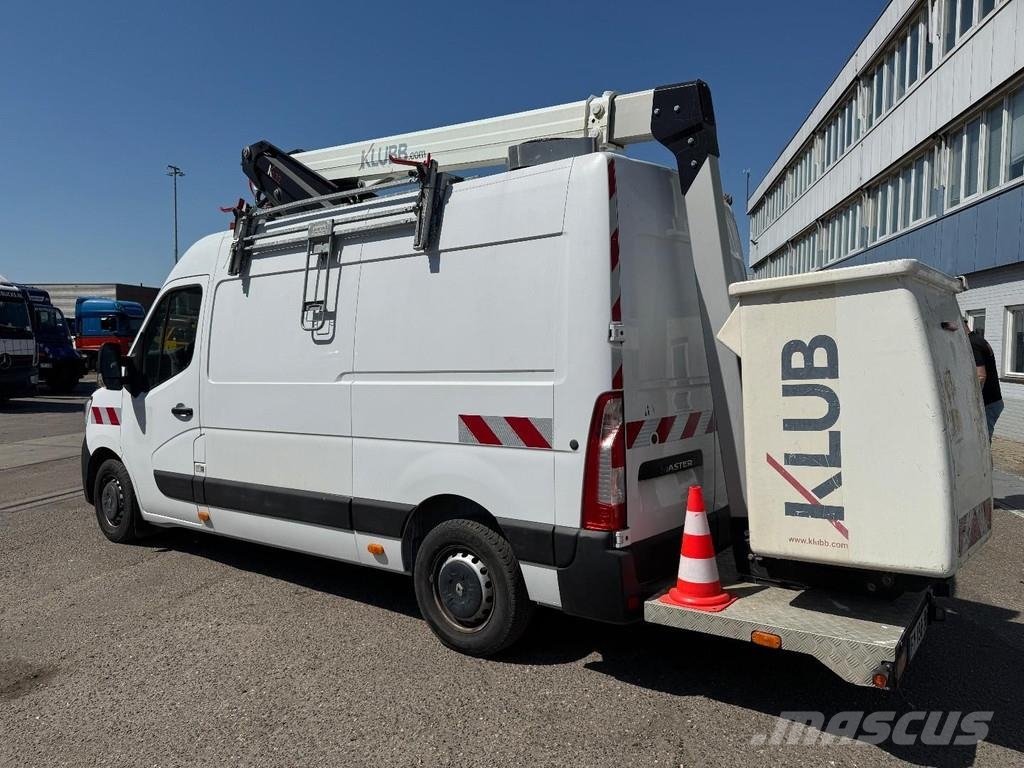 Renault Master + KLUBB 12,5 METER WORKING HEIGHT Ant vilkikų montuojamos kėlimo platformos