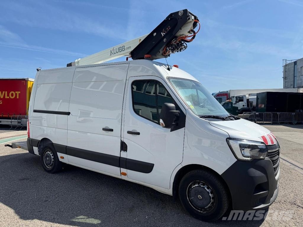 Renault Master + KLUBB 12,5 METER WORKING HEIGHT Ant vilkikų montuojamos kėlimo platformos