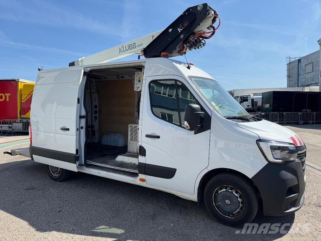 Renault Master + KLUBB 12,5 METER WORKING HEIGHT Ant vilkikų montuojamos kėlimo platformos