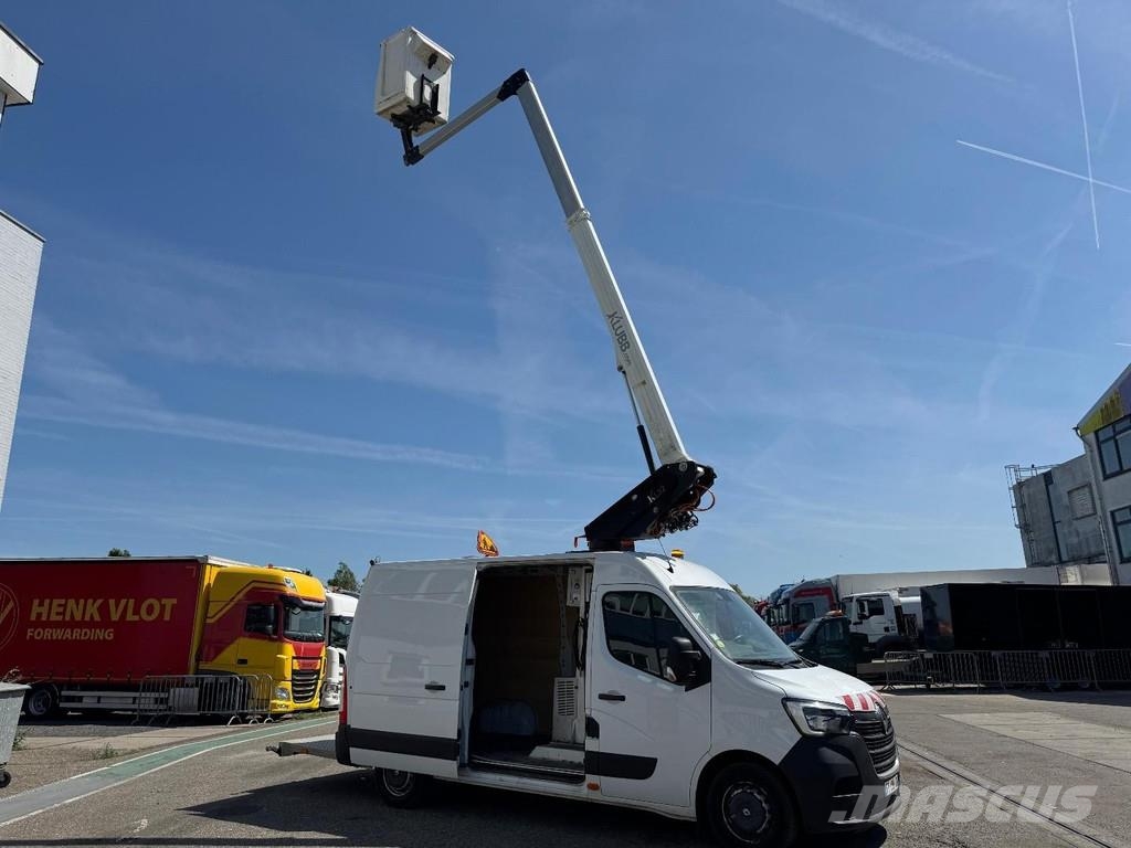 Renault Master + KLUBB 12,5 METER WORKING HEIGHT Ant vilkikų montuojamos kėlimo platformos