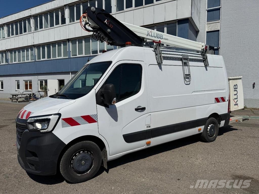 Renault Master + KLUBB 12,5 METER WORKING HEIGHT Ant vilkikų montuojamos kėlimo platformos