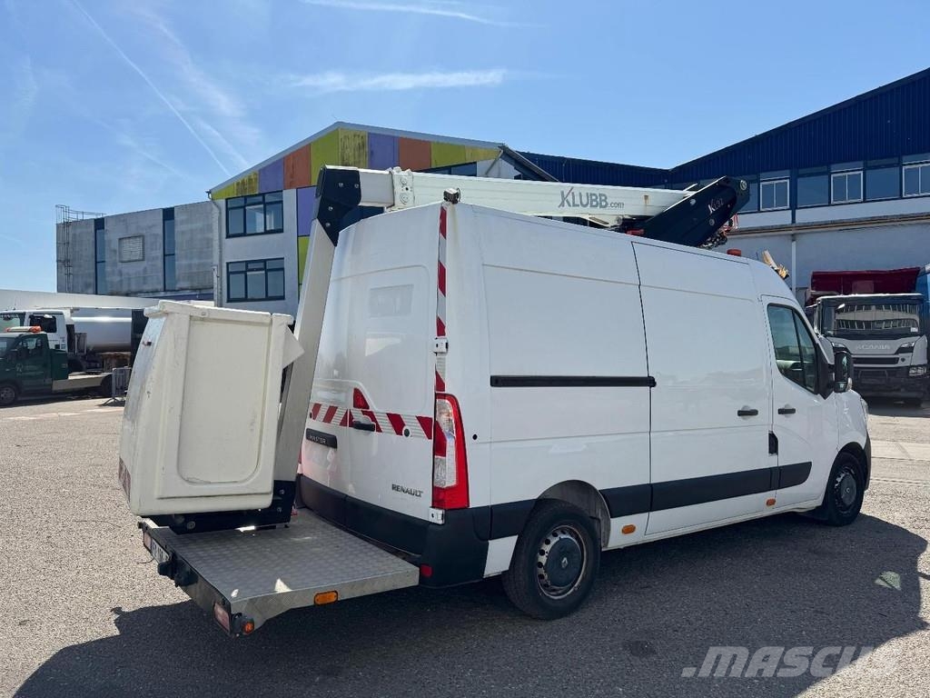 Renault Master + KLUBB 12,5 METER WORKING HEIGHT Ant vilkikų montuojamos kėlimo platformos