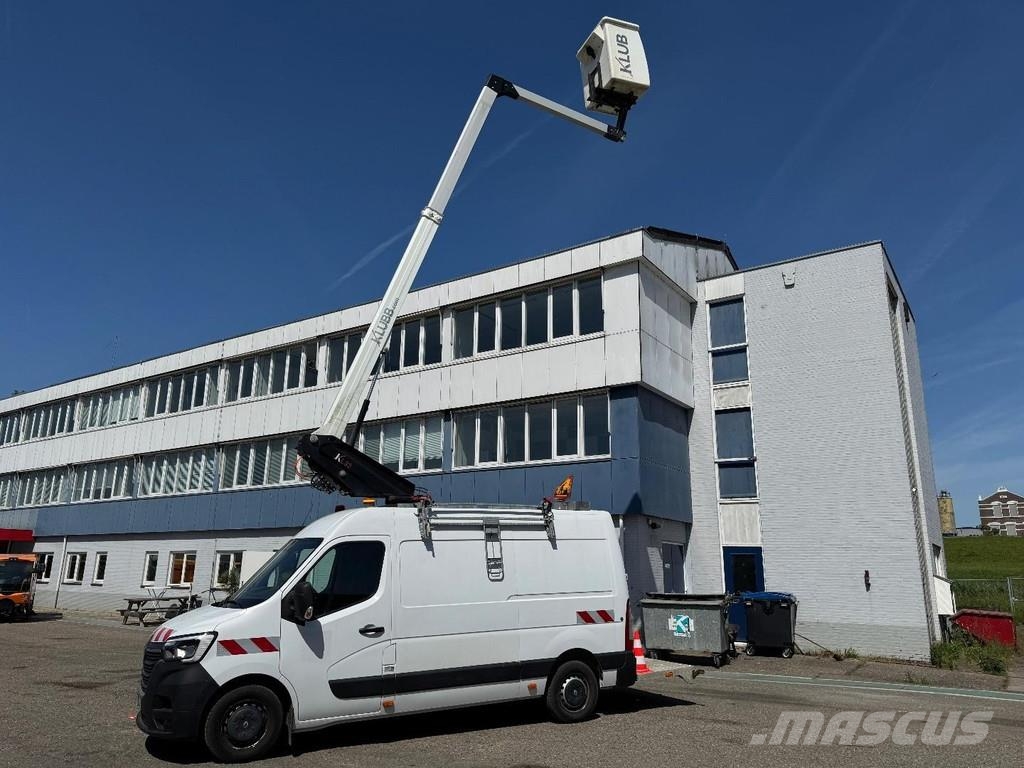 Renault Master + KLUBB 12,5 METER WORKING HEIGHT Ant vilkikų montuojamos kėlimo platformos