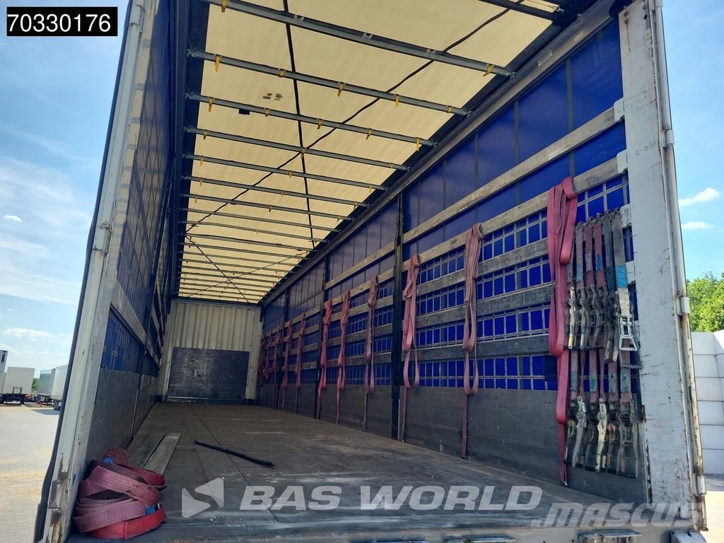 Krone SD 3 axles Anti Vandalism Sliding Roof نصف مقطورات بباب جانبي