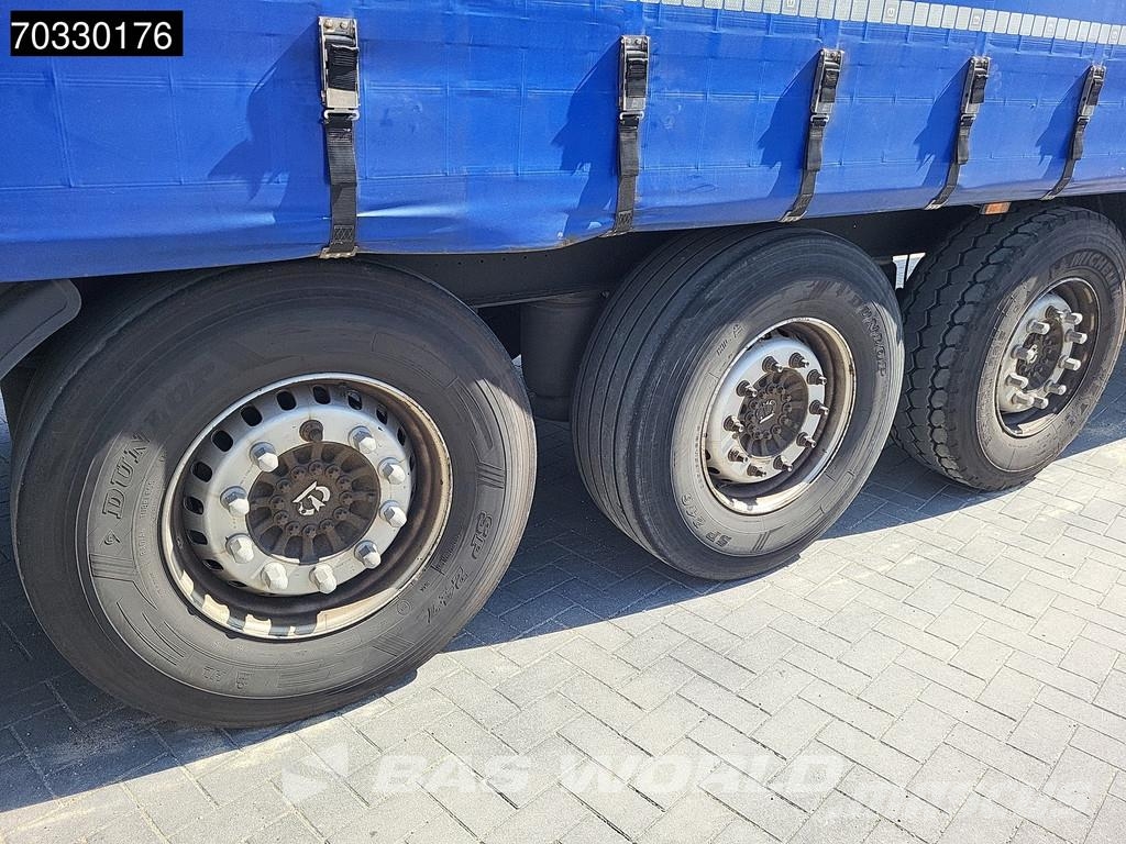 Krone SD 3 axles Anti Vandalism Sliding Roof نصف مقطورات بباب جانبي