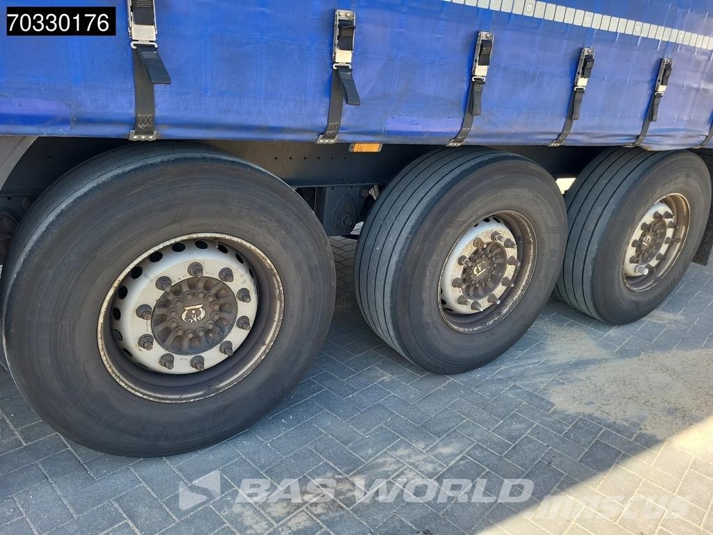 Krone SD 3 axles Anti Vandalism Sliding Roof نصف مقطورات بباب جانبي