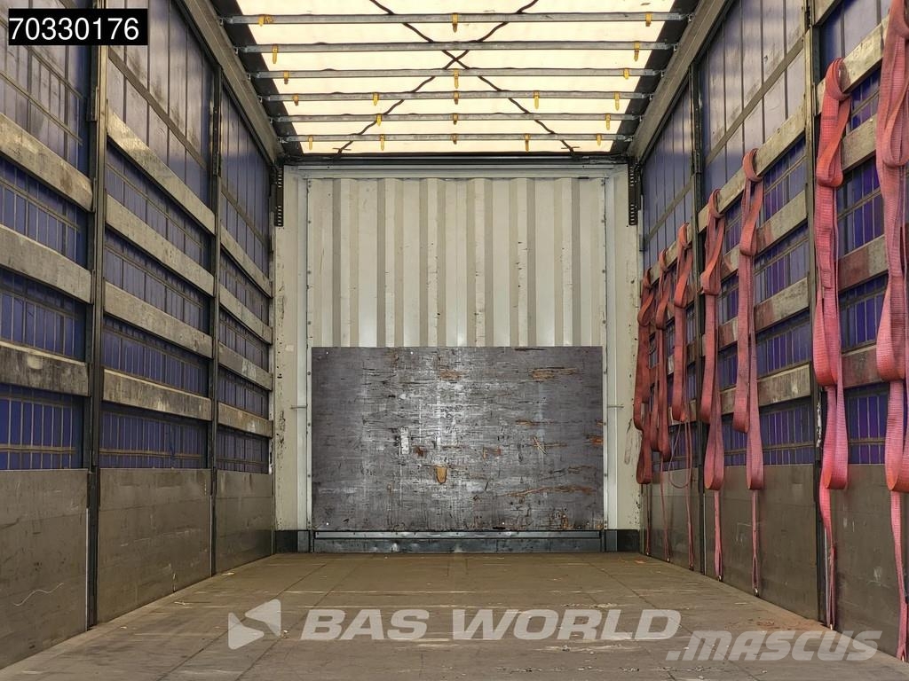 Krone SD 3 axles Anti Vandalism Sliding Roof نصف مقطورات بباب جانبي