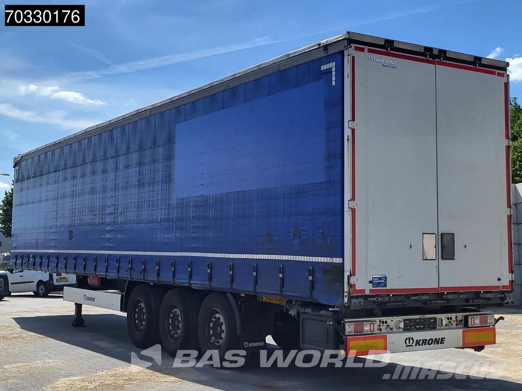 Krone SD 3 axles Anti Vandalism Sliding Roof نصف مقطورات بباب جانبي