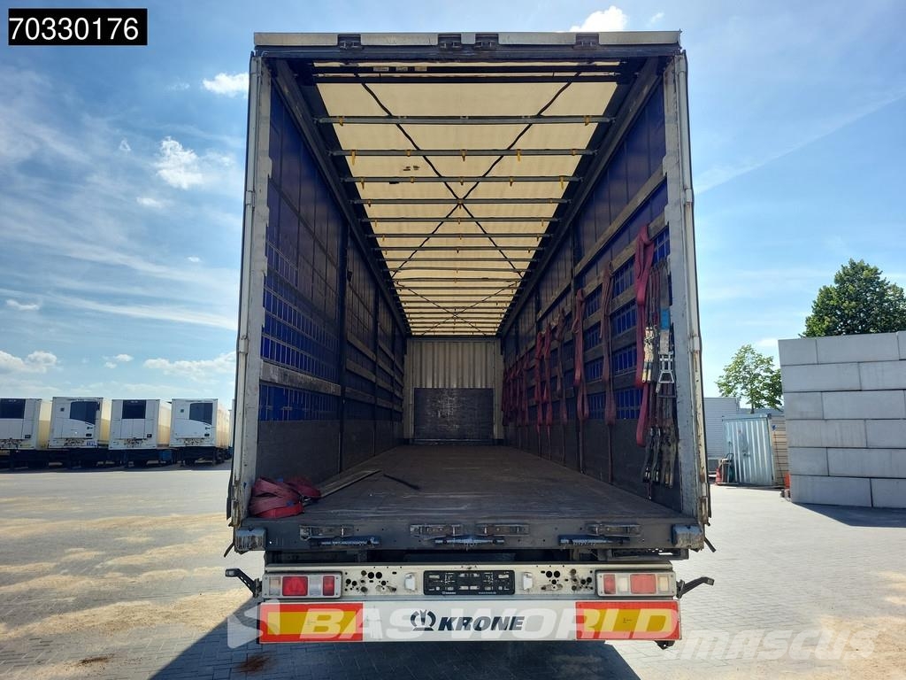 Krone SD 3 axles Anti Vandalism Sliding Roof نصف مقطورات بباب جانبي