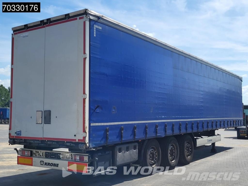 Krone SD 3 axles Anti Vandalism Sliding Roof نصف مقطورات بباب جانبي