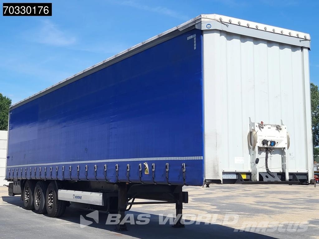 Krone SD 3 axles Anti Vandalism Sliding Roof نصف مقطورات بباب جانبي