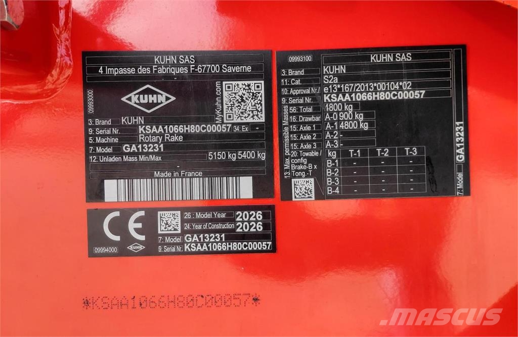 Kuhn GA 13231 윈드로어