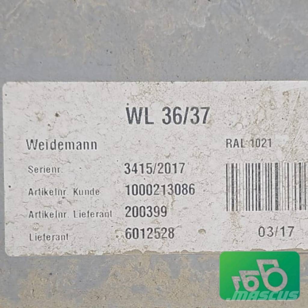 Wacker Neuson WL 36 Hood Engine Cover 1000213086 Telaio e sospensioni
