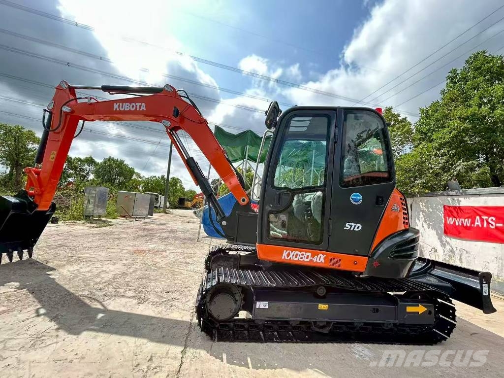 Kubota KX 080 Midi excavator Малые экскаваторы 7т-12т