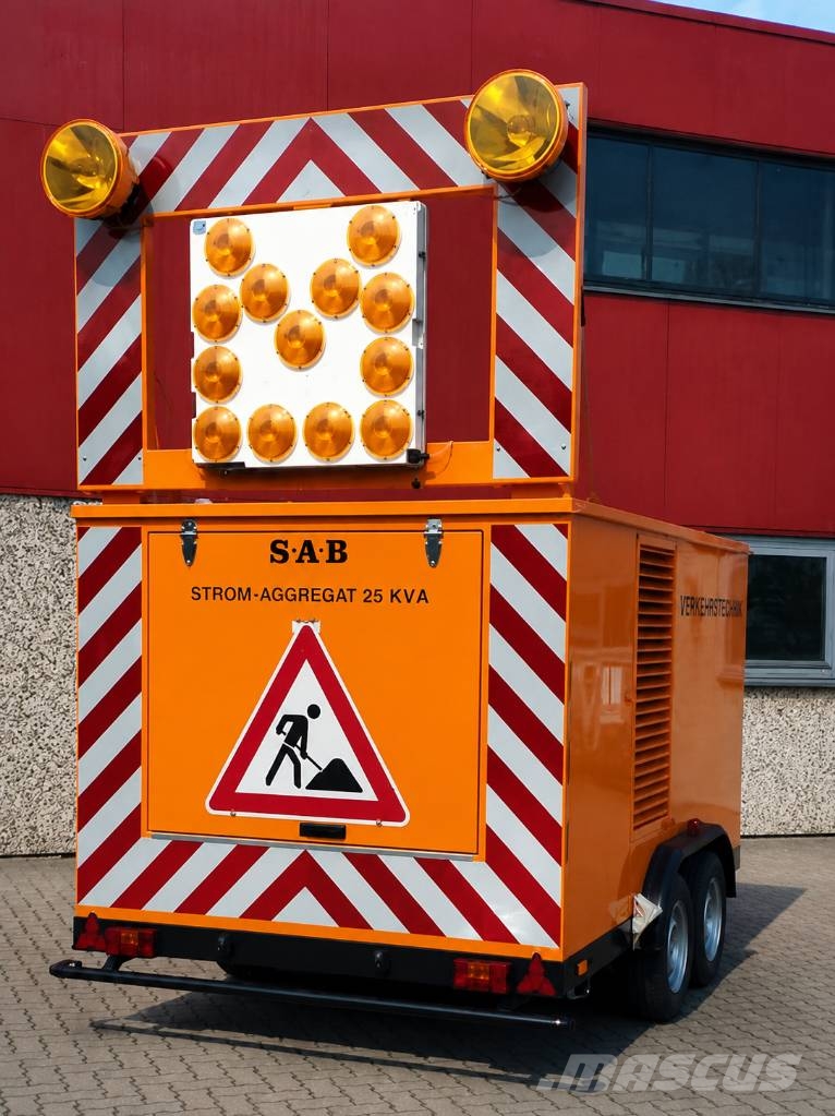 Stamford mobiles STROM-Aggregat 27,5 kVA + Sielbelüfter Generadores diésel