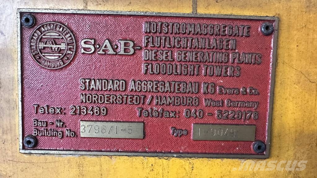 Stamford mobiles STROM-Aggregat 27,5 kVA + Sielbelüfter Generadores diésel