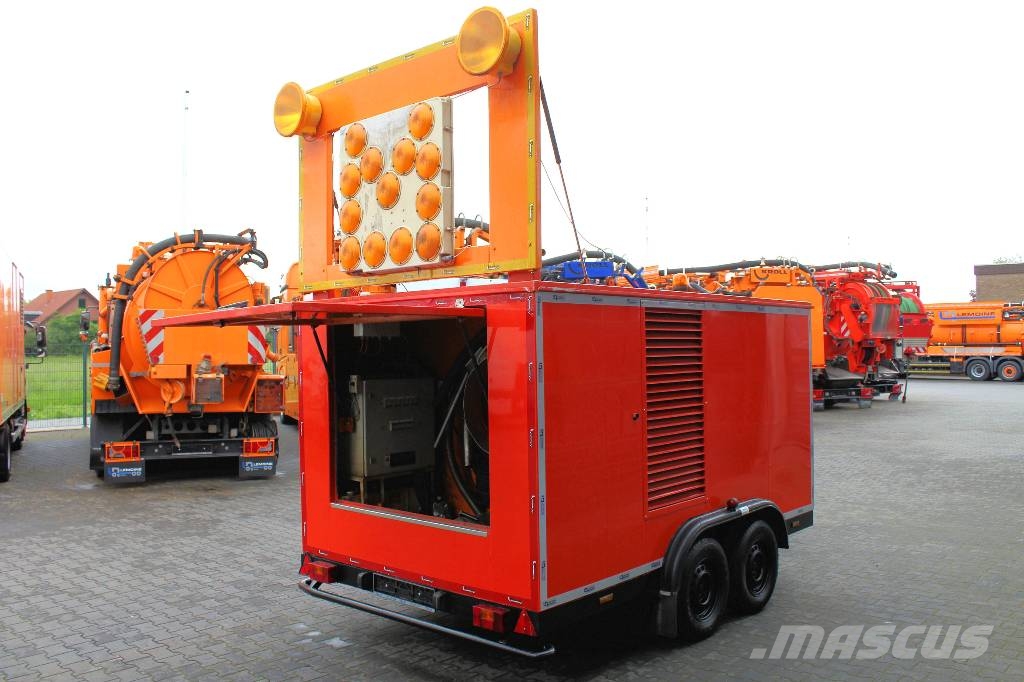 Stamford mobiles STROM-Aggregat 27,5 kVA + Sielbelüfter Generadores diésel