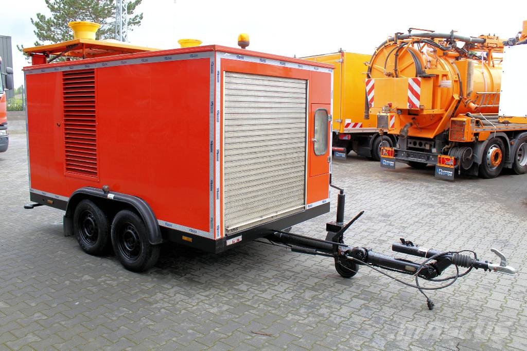 Stamford mobiles STROM-Aggregat 27,5 kVA + Sielbelüfter Generadores diésel