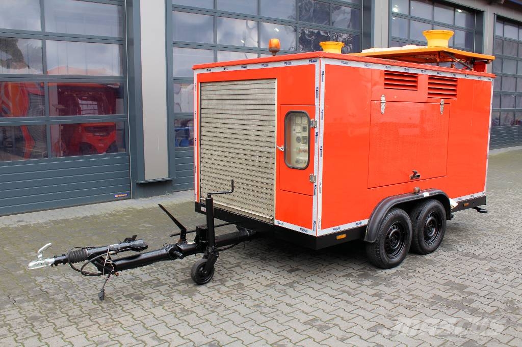 Stamford mobiles STROM-Aggregat 27,5 kVA + Sielbelüfter Generadores diésel