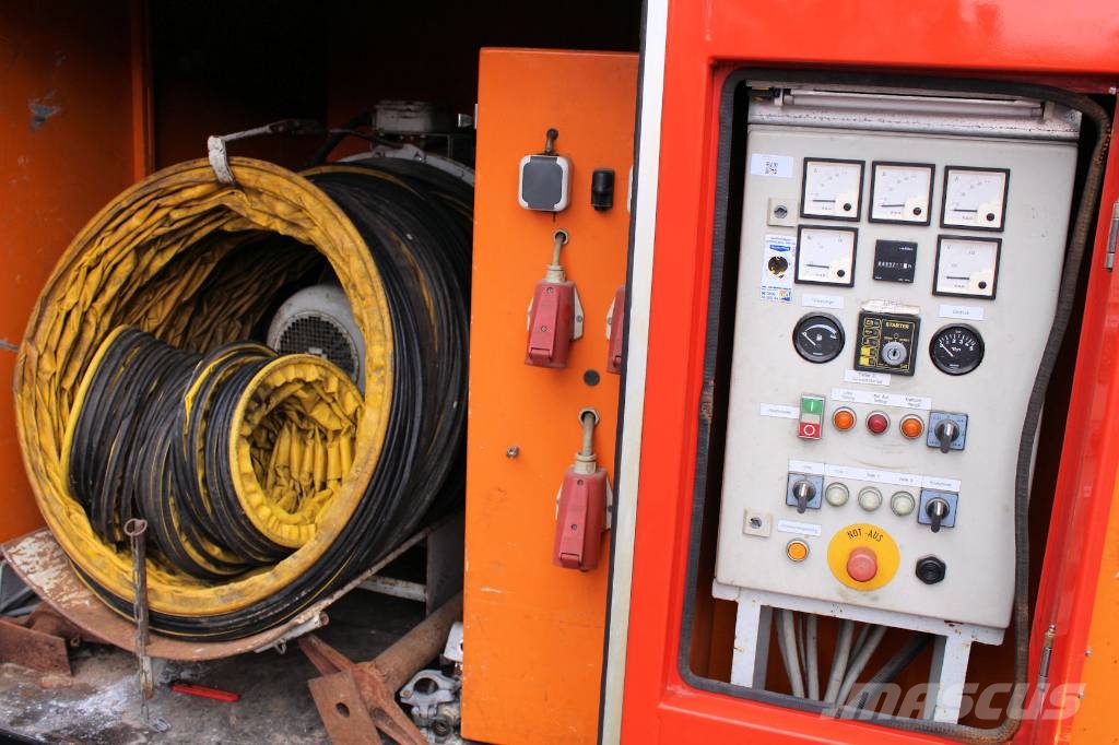Stamford mobiles STROM-Aggregat 27,5 kVA + Sielbelüfter Generadores diésel