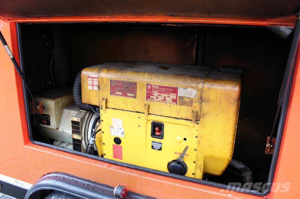 Stamford mobiles STROM-Aggregat 27,5 kVA + Sielbelüfter Generadores diésel