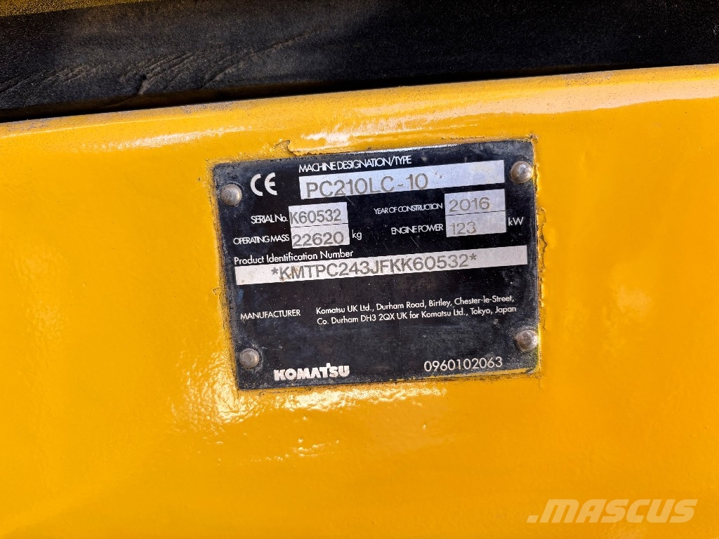 Komatsu PC 210 LC-10 Lánctalpas kotrók