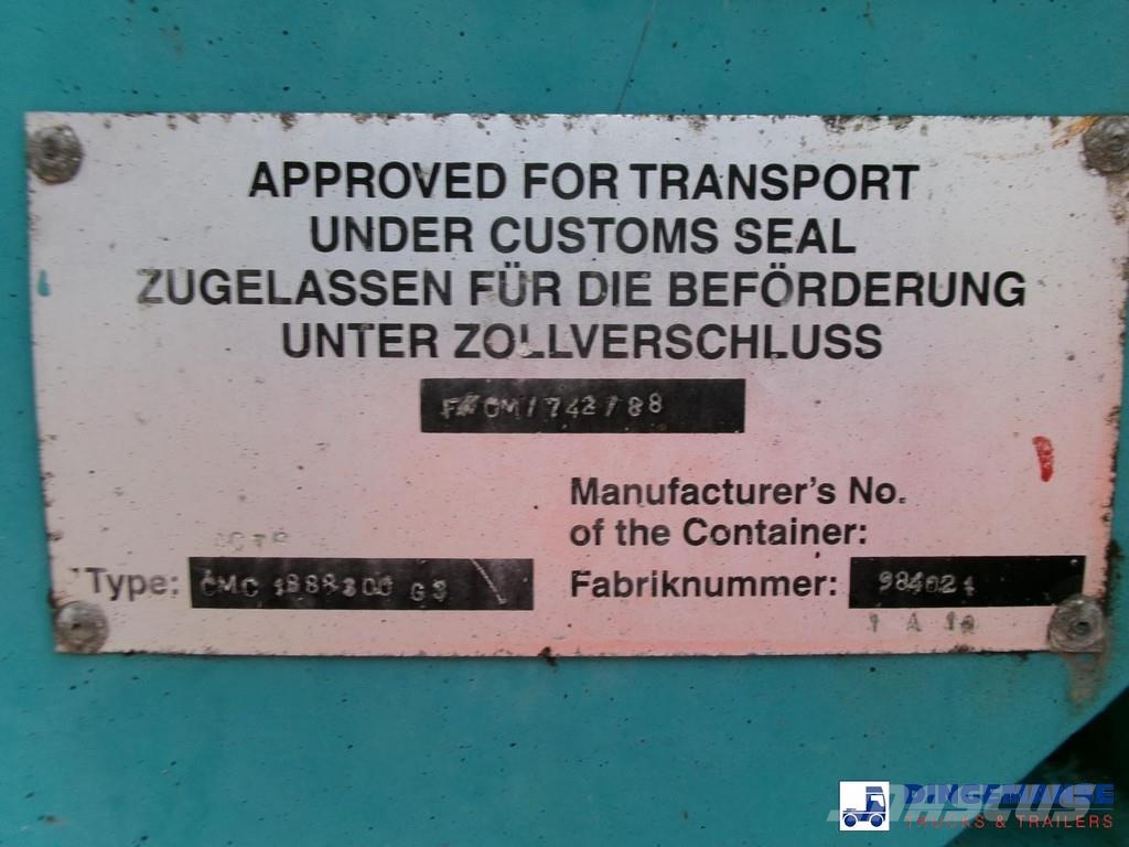 BSLT Chemical tank container inox L4BH / 20 ft / 3 Kontenery cysterny