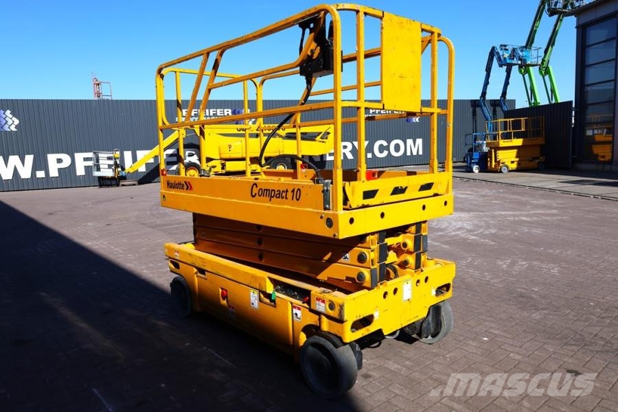 Haulotte Compact 10 Electric, 10m Working Height, 450kg Cap Saxliftar
