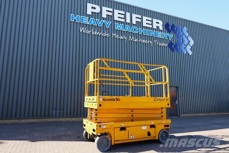 Haulotte Compact 10 Electric, 10m Working Height, 450kg Cap Saxliftar
