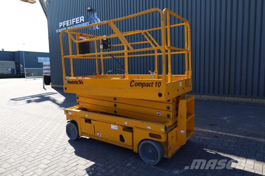 Haulotte Compact 10 Electric, 10m Working Height, 450kg Cap Saxliftar