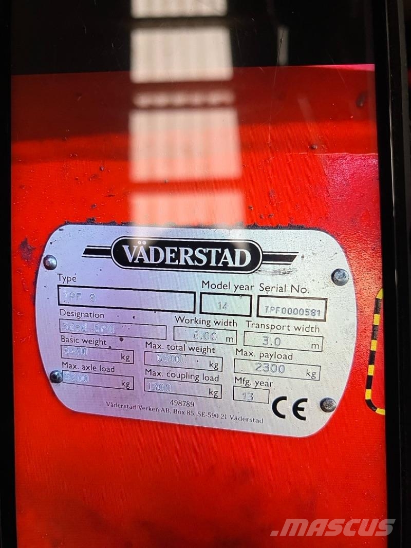 Väderstad Tempo TPF 8 Kmetijstvo - drugo