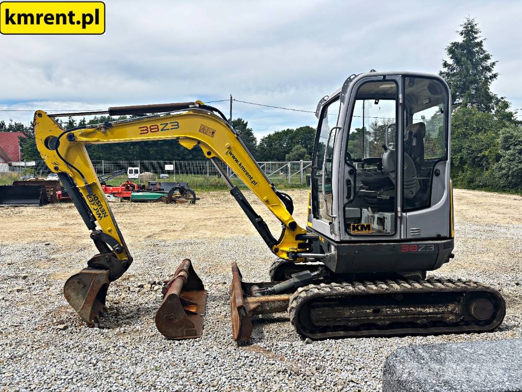 Wacker Neuson 38Z3 MINI-KOPARKA 2012R. | JCB 8040 8035 8030 VOLV Miniexcavadoras