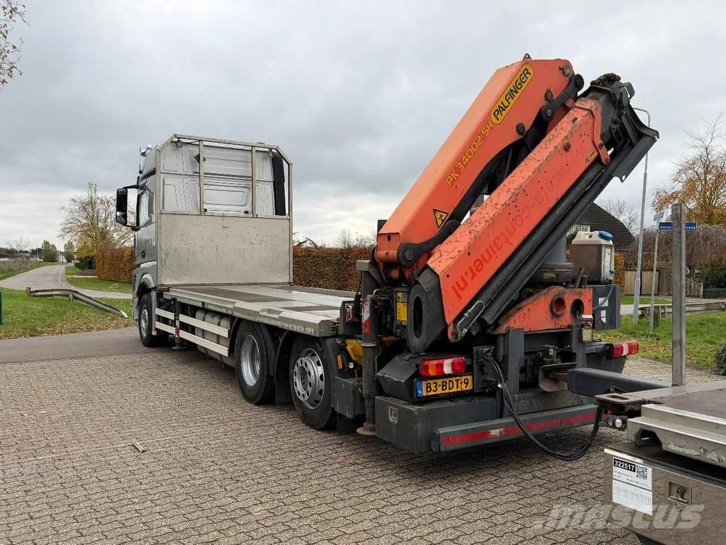 Mercedes-Benz Actros 2640 PALFINGER 34TM CRANE/GRUE!!RADIO REMOT رافعات صالحة لكل أنواع الطرق