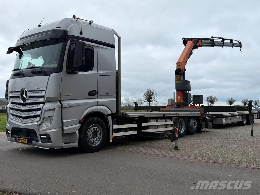 Mercedes-Benz Actros 2640 PALFINGER 34TM CRANE/GRUE!!RADIO REMOT رافعات صالحة لكل أنواع الطرق