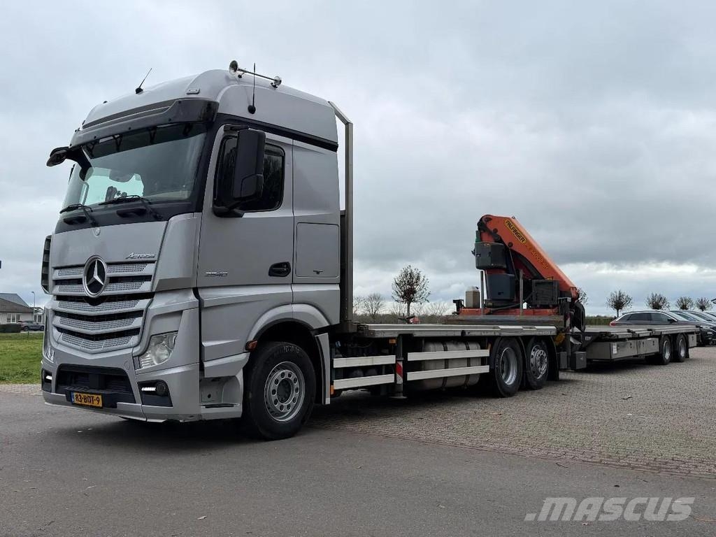 Mercedes-Benz Actros 2640 PALFINGER 34TM CRANE/GRUE!!RADIO REMOT رافعات صالحة لكل أنواع الطرق