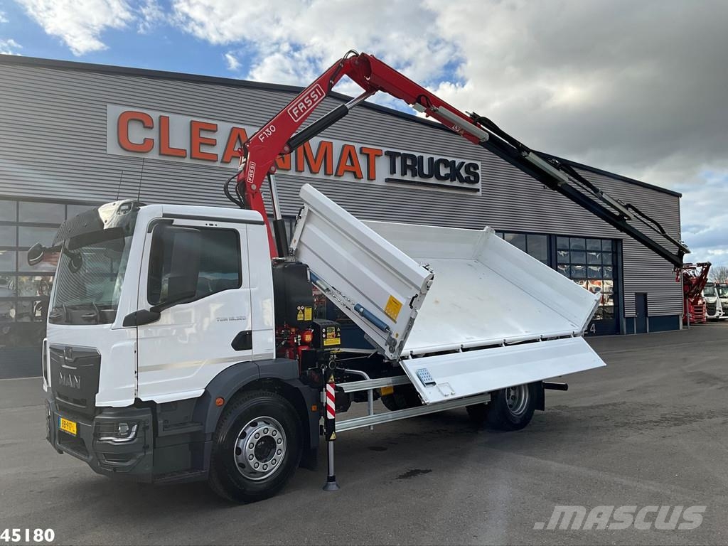 MAN TGM 18.320 Euro 6 Fassi 13 Tonmeter laadkraan NEW Autobasculanta