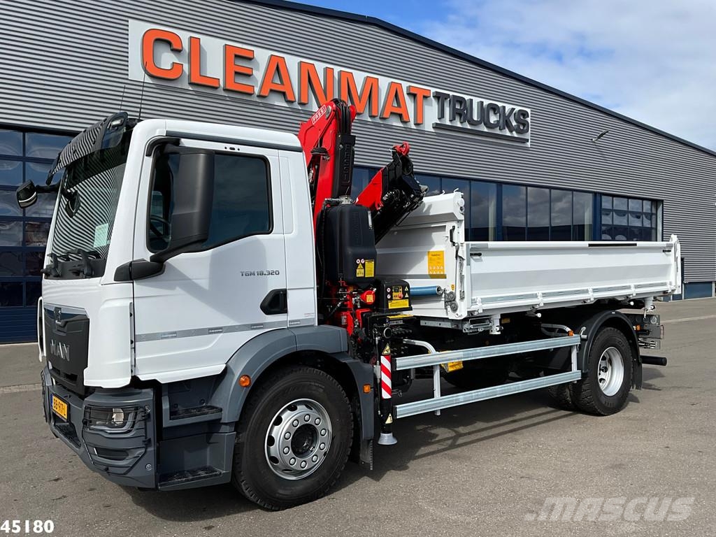 MAN TGM 18.320 Euro 6 Fassi 13 Tonmeter laadkraan NEW Autobasculanta
