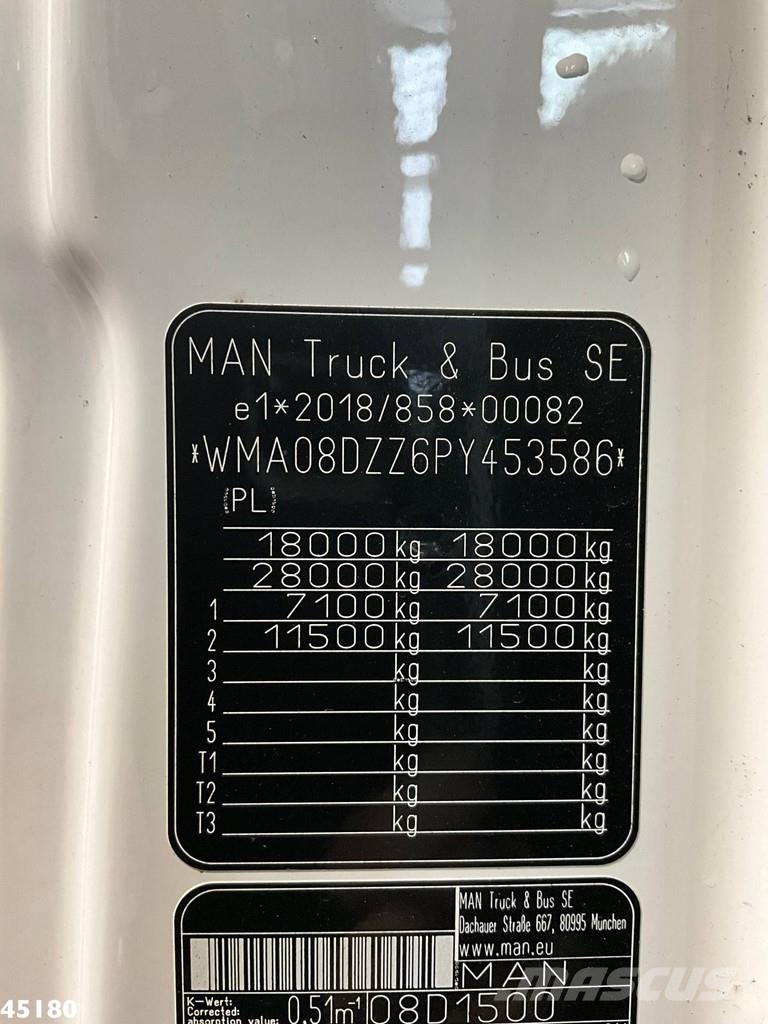 MAN TGM 18.320 Euro 6 Fassi 13 Tonmeter laadkraan NEW Autobasculanta
